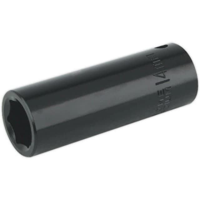 Loops 14mm Forged Deep Impact Socket - 3/8 Inch Sq Drive Chrome Vanadium Wrench Socket Multi