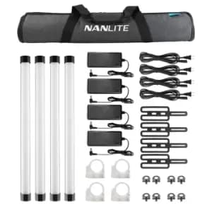 NanLite Pavotube II 15X RGBWW LED Four Tube Kit