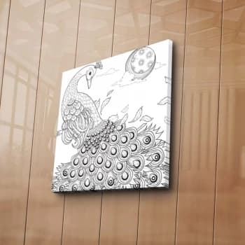 BOYA-41 - No Pen Multicolor Paintable Decorative Canvas Painting