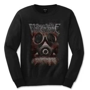 Bullet For My Valentine - Temper Temper Gas Mask Unisex Large T-Shirt - Black