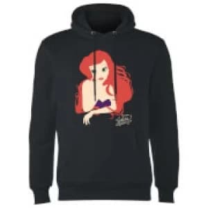 Disney Princess Colour Silhouette Ariel Hoodie - Black