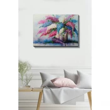 Kanvas Tablo (50 x 70) - 80 Multicolor Decorative Canvas Painting