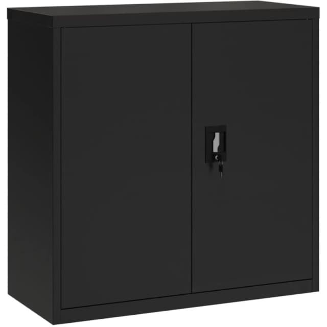 VIDAXL File Cabinet Black 90x40x90cm Steel Vidaxl 8720845889524
