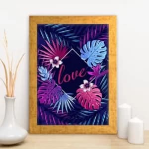 AC10331228592 Multicolor Decorative Framed MDF Painting