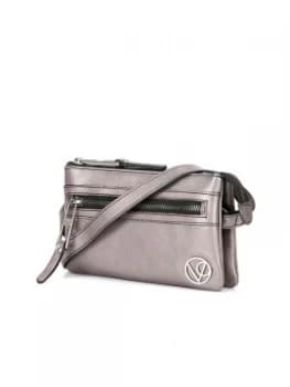 Village England Zennor Small Cross Body Bag Pewter