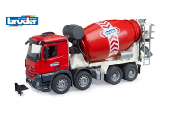 Bruder Mb Arocs Cement Mixer Truck Detailed Vehicle & Playset Model