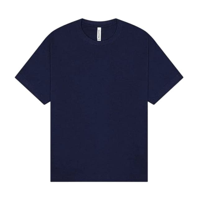 Bella + Canvas Mens Heavy Boxy T-Shirt in Navy Size: Small Navy Male S