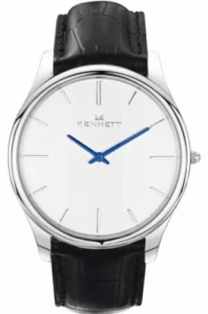 Mens Kennett Kensington Silver White Black Watch KSILWHBK