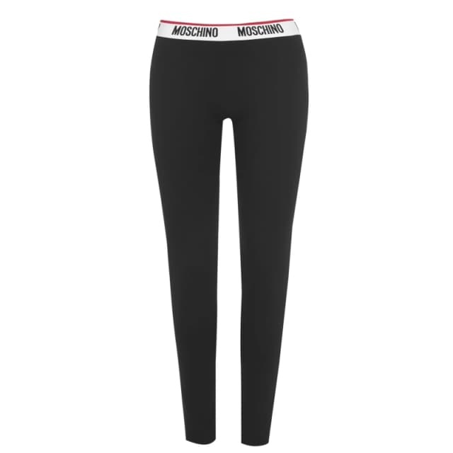 Moschino Tape Leggings Black 0555 female 12 (L)