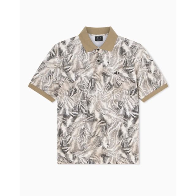 Armani Exchange POLO SHIRT Beige Multi male M