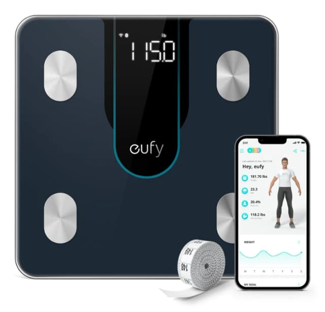 Anker Eufy T9148111 personal scale Square Black Electronic personal scale T9148111