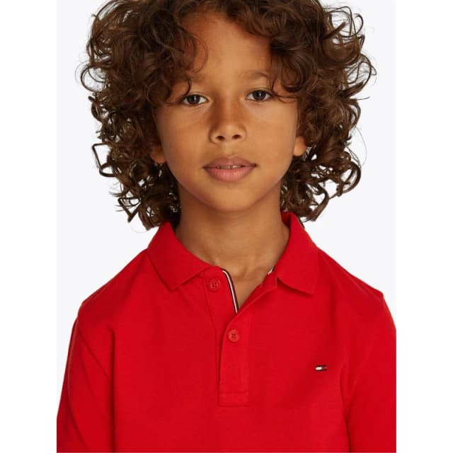 Tommy Hilfiger Boys Polo Primary Red XLG male 14Y