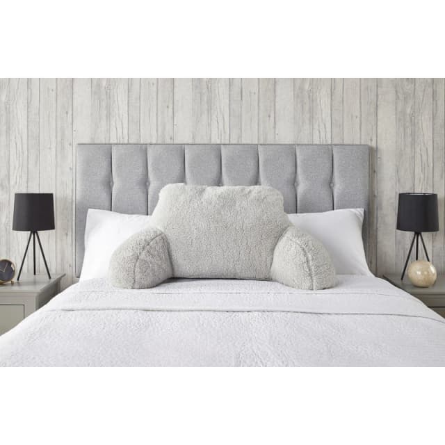 Downland Teddy Fleece Cuddle Cushion Grey unisex One Size