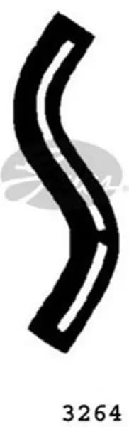 Curved Radiator Hose 270mm X 33 Gates 3264