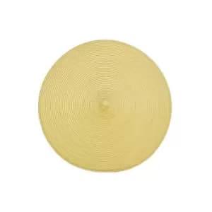 Walton&co - Saffron Circular Ribbed Placemat