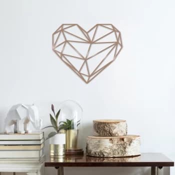 Heart - Copper Copper Decorative Metal Wall Accessory