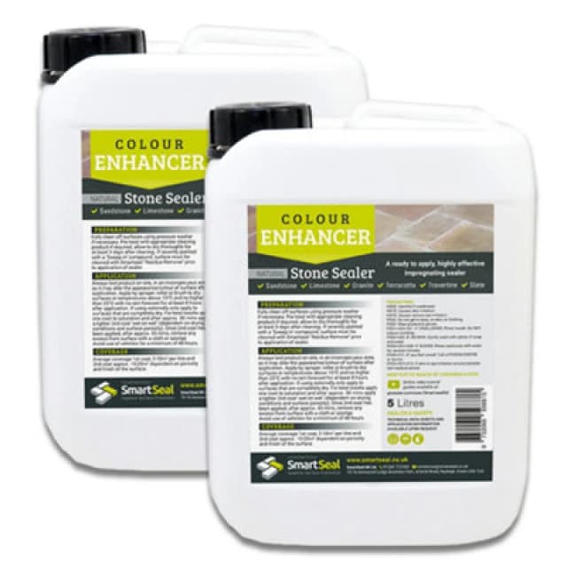 Smartseal Stone Sealer, Sandstone Sealer, Natural Stone Sealer Colour Enhancer Impregnating, For Limestone, Slate, & More, 2X5L