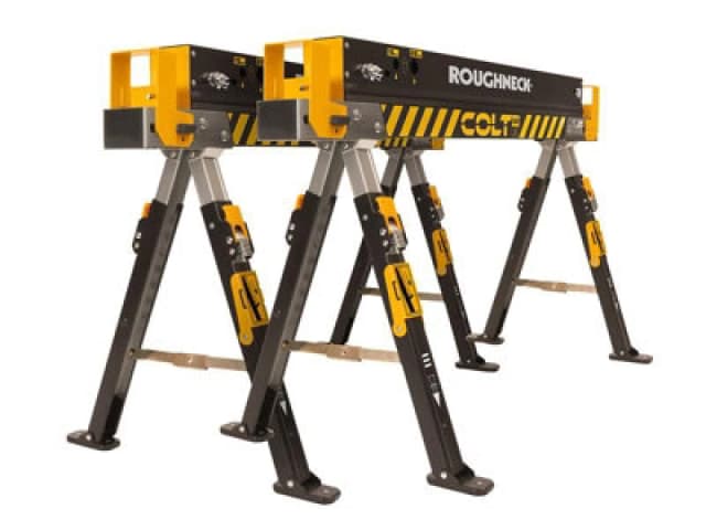 ROUGHNECK Roughneck Trestles Saw Horse Adjustable Steel Folding Max 1178kg ROU35602 5057902356020