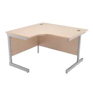 Jemini Maple 1200mm Left Hand Radial Cantilever Desk KF838041