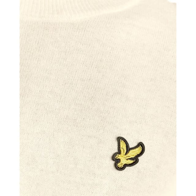Lyle and Scott Mens Cotton Crew Neck Jumper Drop Cloth Marl male XS