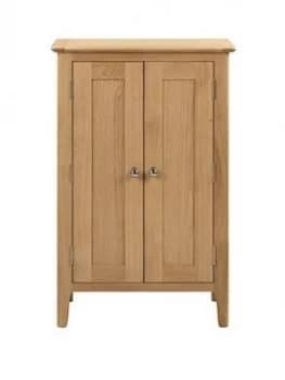 Julian Bowen Cotswold Ready Assembled 2 Door Shoe Cupboard