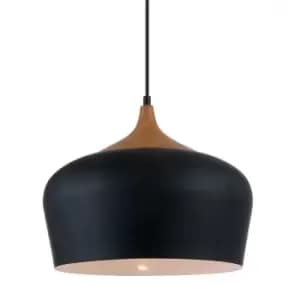 Netlighting Modern Hanging Pendant Black 1 Light, E27 - ITLMDM-2681/1L Bk