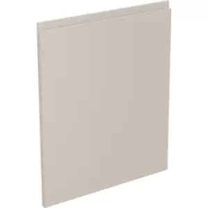 Kitchen Kit Flatpack J-Pull Appliance Door Super Gloss 715x596mm in Light Grey Mdf