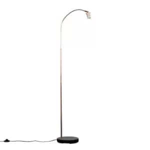 Curva Copper Floor Lamp Base