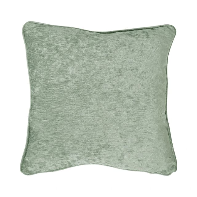 Curtina 'Textured Chenille' Textured Filled Cushion Green