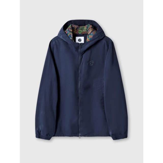 Pretty Green Mens Feltham Weatherproof Rain Anorak Navy male Small