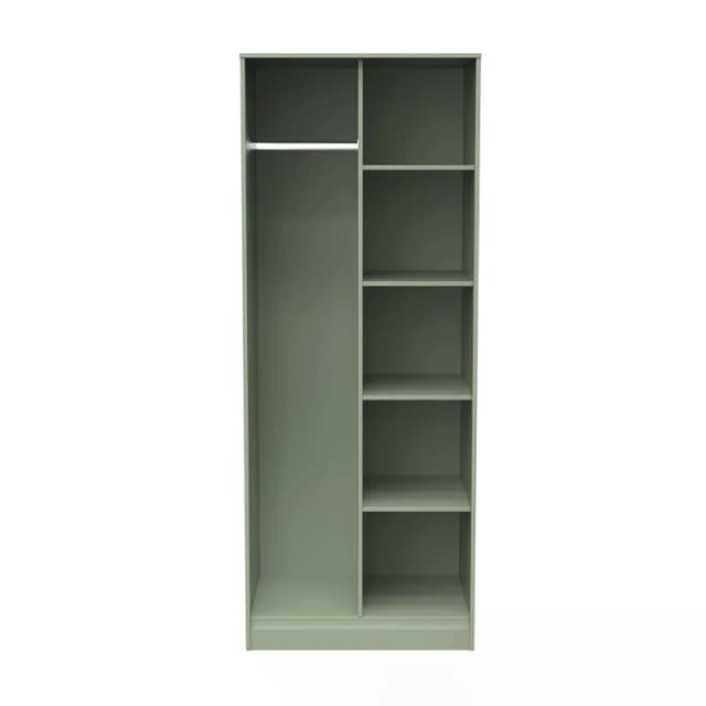 Ready Assembled 2 U Fuji Open Wardrobe (Ready Assembled) in Pale Green Pale Green Unisex