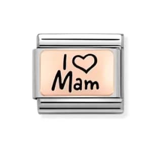 Nomination Classic Rose Gold I Love Mam Charm