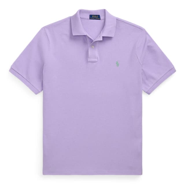 Polo Ralph Lauren Mens Custom Short Sleeve Polo Shirt Light Lilac male S