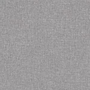 Arthouse Linen Texture Mid Grey Wallpaper 10.05m x 53cm