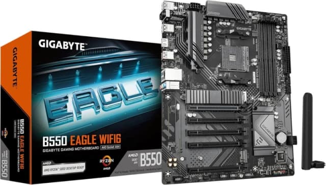 Gigabyte B550 EAGLE WIFI6 AMD DDR4 ATX Motherboard - Socket AM4