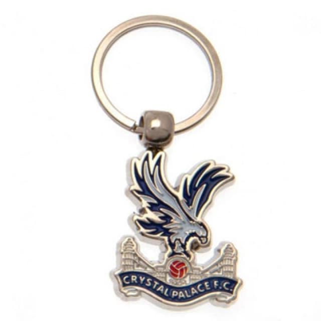 Crystal Palace Fc Crest Enamel Keyring Blue/red (One Size)