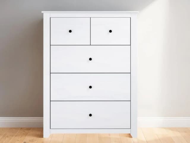 LPD Havana White 32 Drawer Chest of Drawers