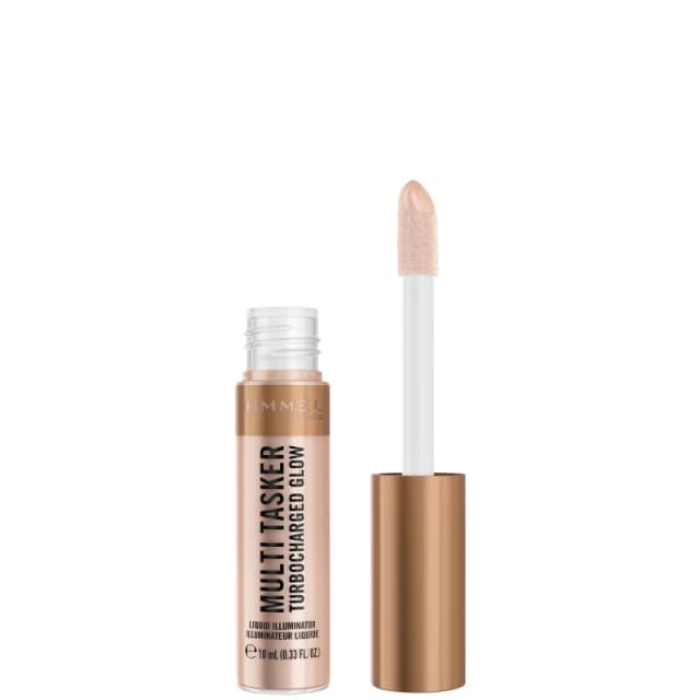 Rimmel Multi Tasker Turbocharged Glow Liquid Illuminator 10ml (Various Shades) - 004 Chelsea Glow