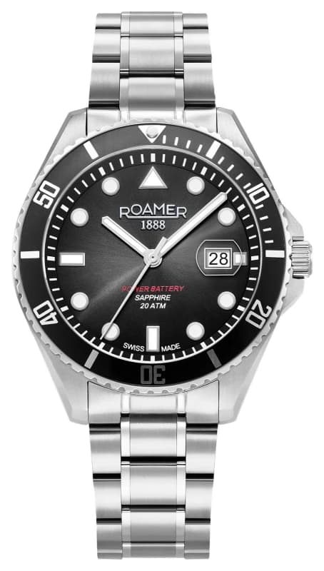 Roamer 969845 41 85 20 Pro Diver 200 Power-Battery (43mm) Watch