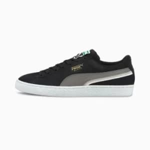 Womens PUMA Suede Triplex Trainers, Black/Steel Grey/White Size 8 Shoes