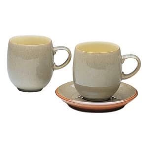 Denby Fire Green Large Curve Mug