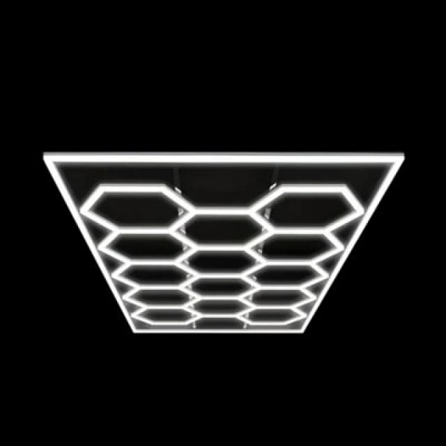 ENER-J 600W LED Car Showroom Light System 6500K T5 Tubes in White Size: 25cm diameter x 19cm high White Unisex 25cm diameter x 19cm high