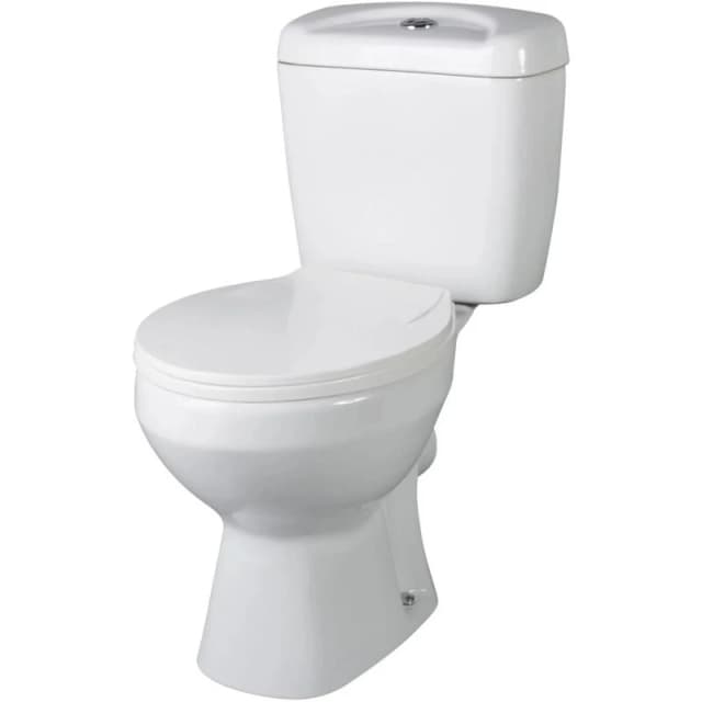 nuie Melbourne Pan, Cistern & Seat Pack, White NCS150