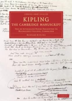 Kipling - the Cambridge Manuscript by Rudyard Kipling Paperback