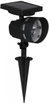 Luxform Lighting La Roche Garden Spike Solar Powered Light - Black