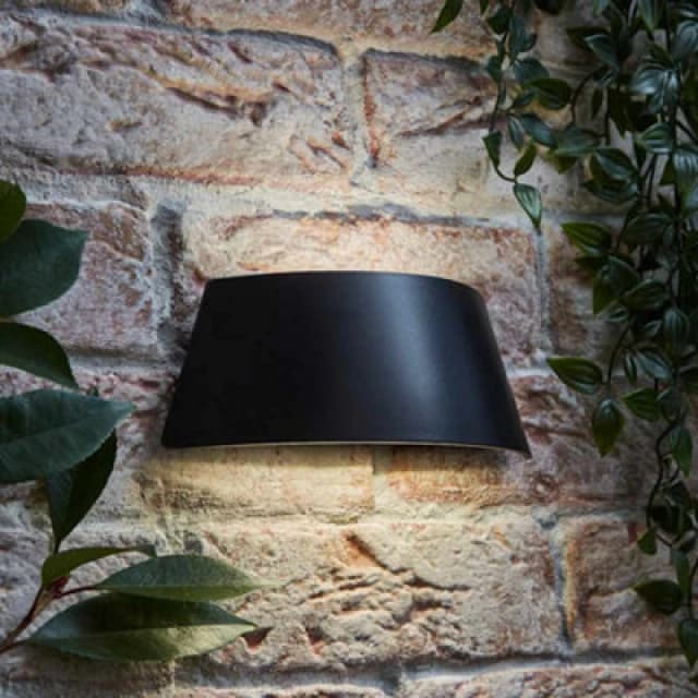 ValueLights ValueLights John Curved Matte Black Downlight IP65 LED Outdoor Wall Light Black One Size Unisex 5016529274520
