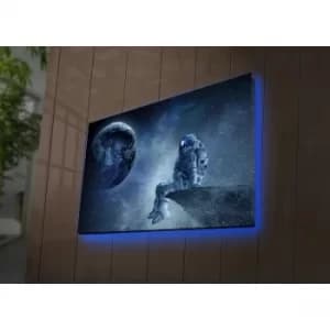 NASA-005 Multicolor Decorative LED Lighted Canvas Painting