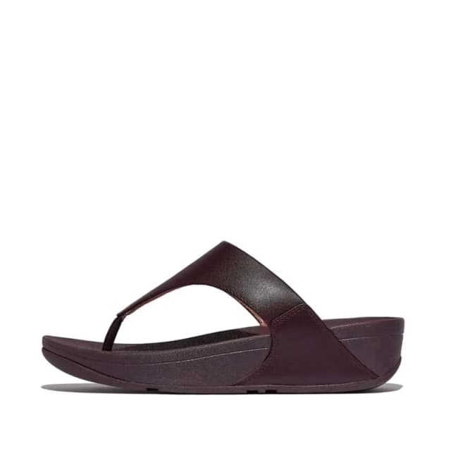 FitFlop Leather toe post sandals For Her FitFlop Lulu Violet Female 37