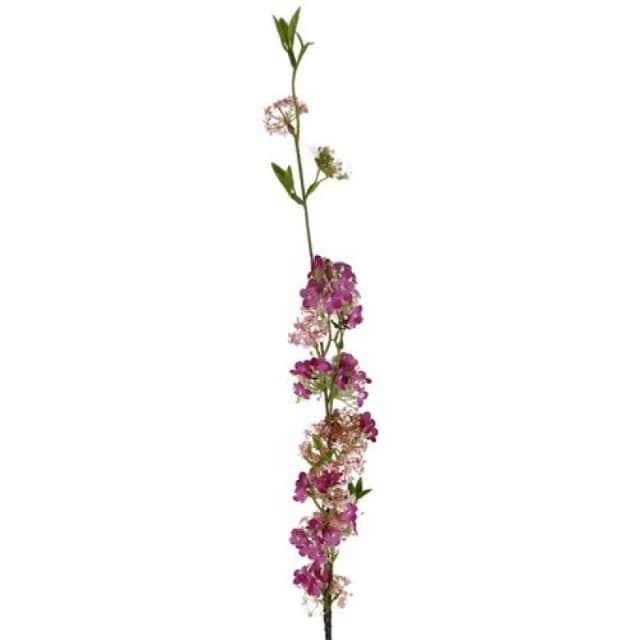 Leaf 100cm Pink Blossom Spray Stem