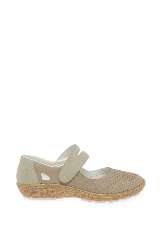 Rieker 'Andrea' Mary-Jane Shoes Beige